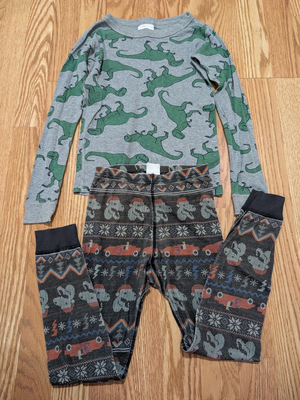 Hanna Andersson Long Sleeve Pants Dinosaur Pajamas 120 6/7